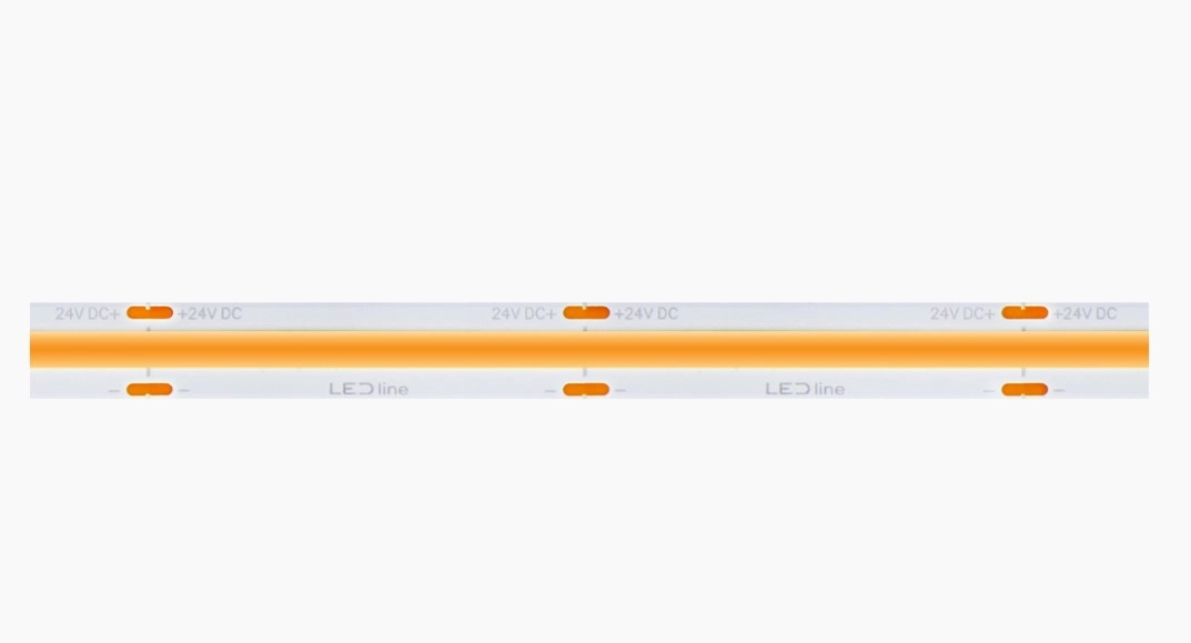 LED lente 24Vdc  14W/m  COB 528LED/m